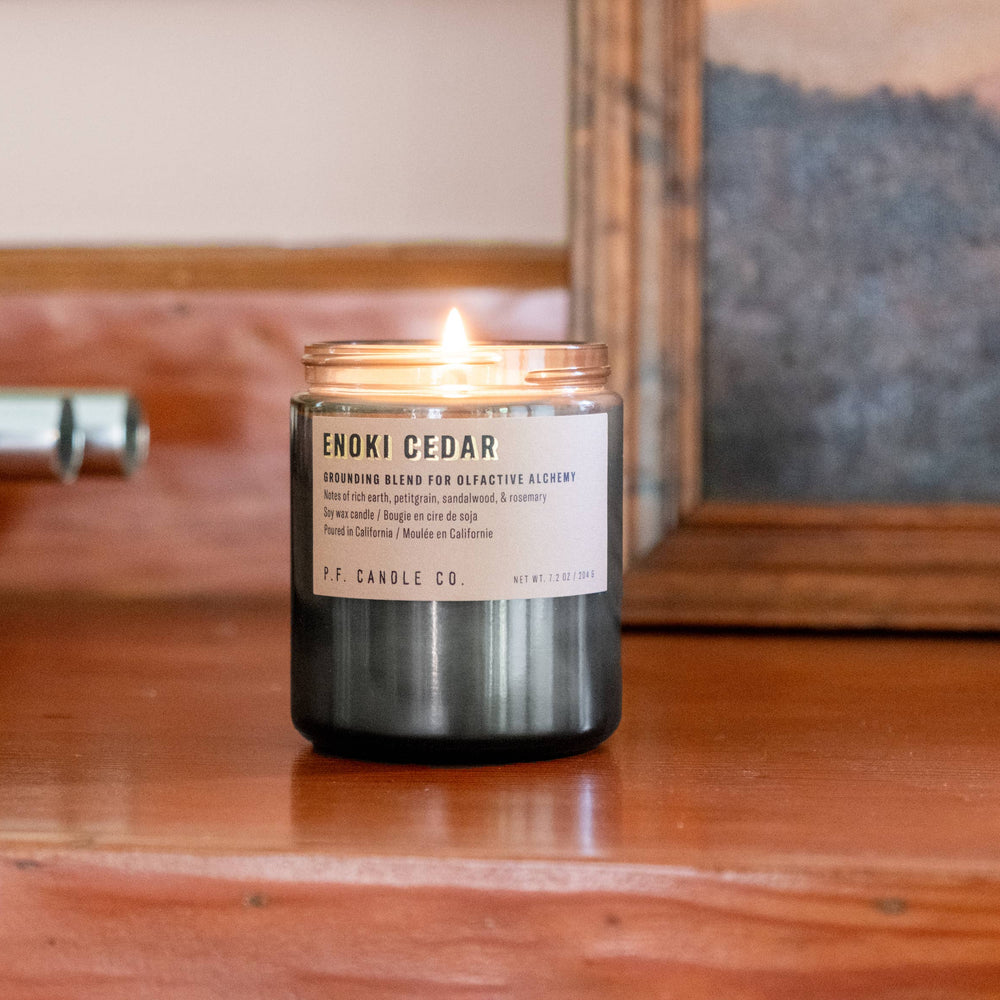 Enoki Cedar Alchemy Soy Candle