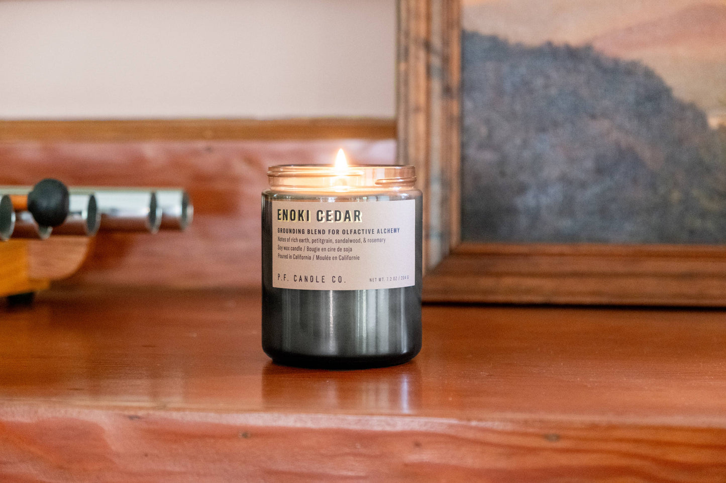 Enoki Cedar Alchemy Soy Candle