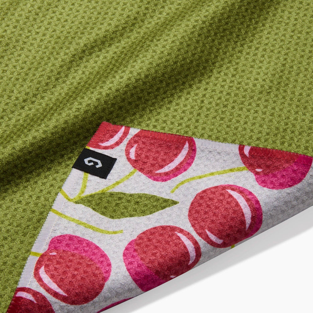 Cherry Chic Double Sided Tea Towel