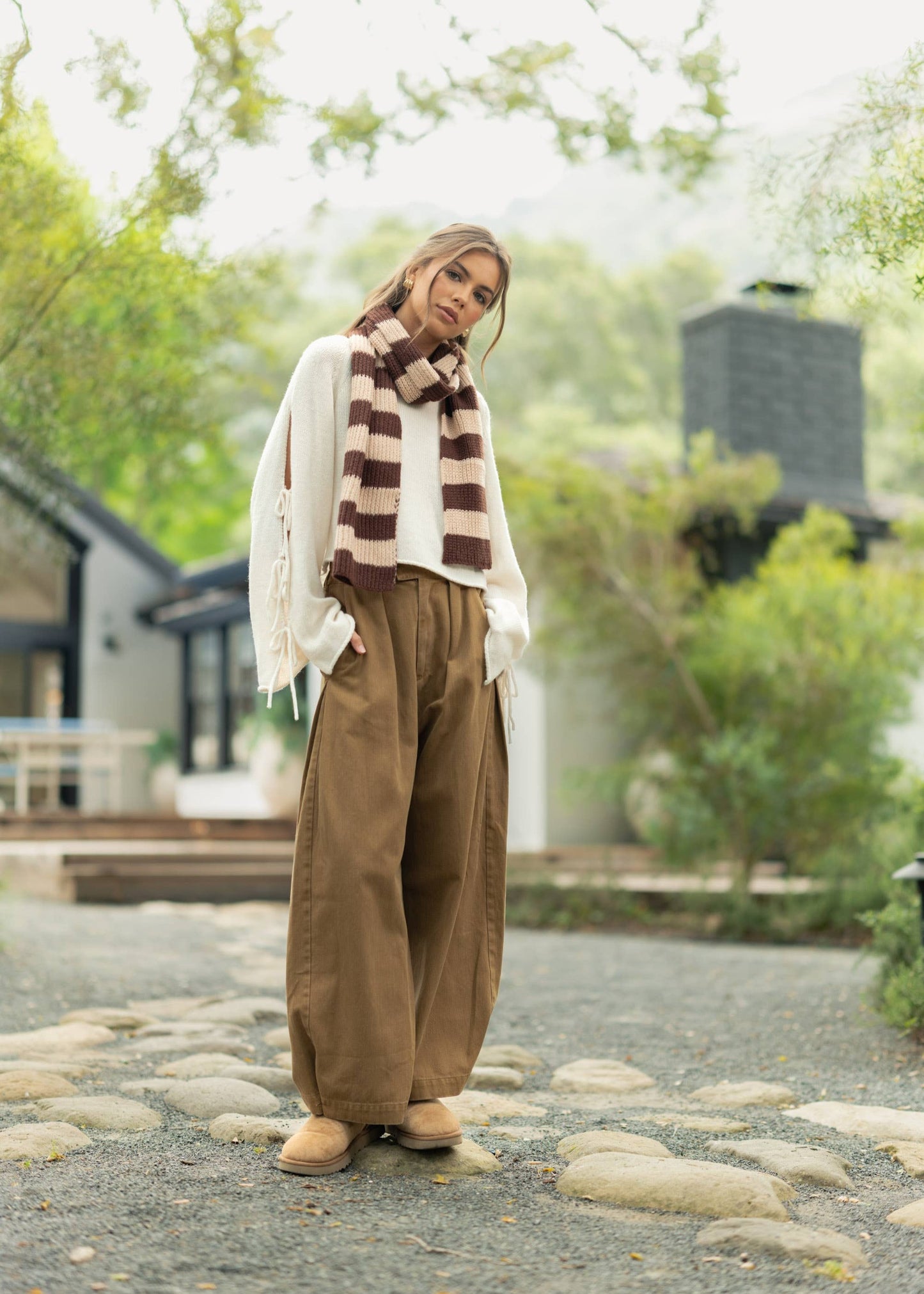 Wanda Washed Wide Leg Pants