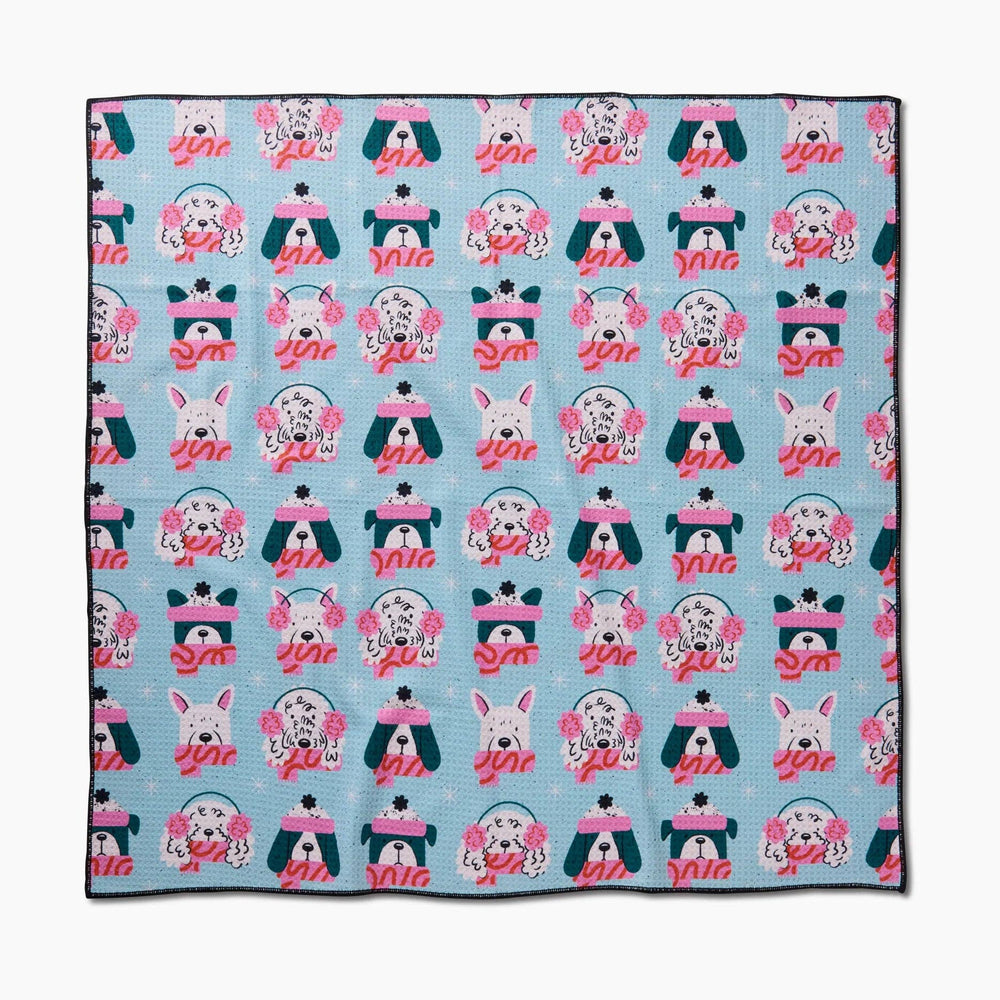 Bundled Up Pups Dog Towel