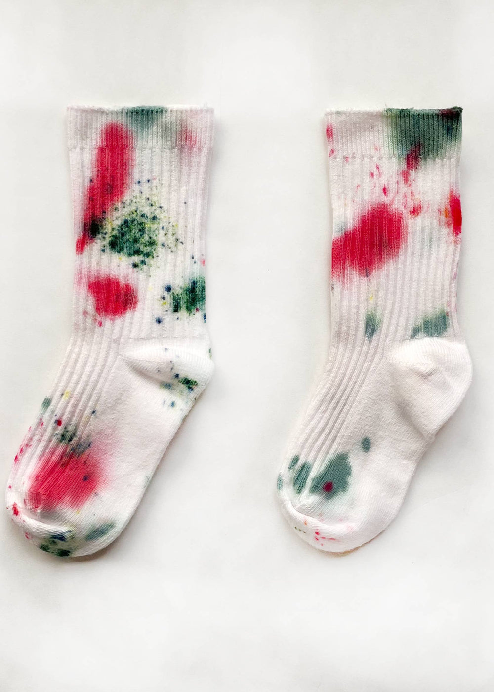 Kids Jolly Tie-Dye Holiday Dressy Socks