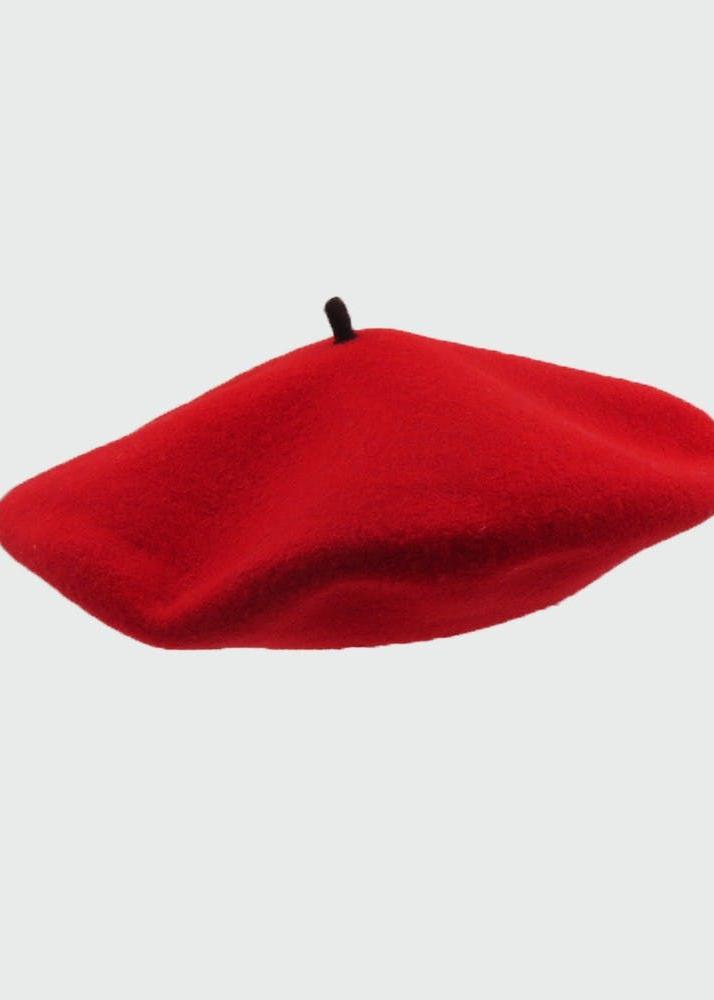 
                      
                        Honneur et Patrie Vintage Style Beret in Red
                      
                    