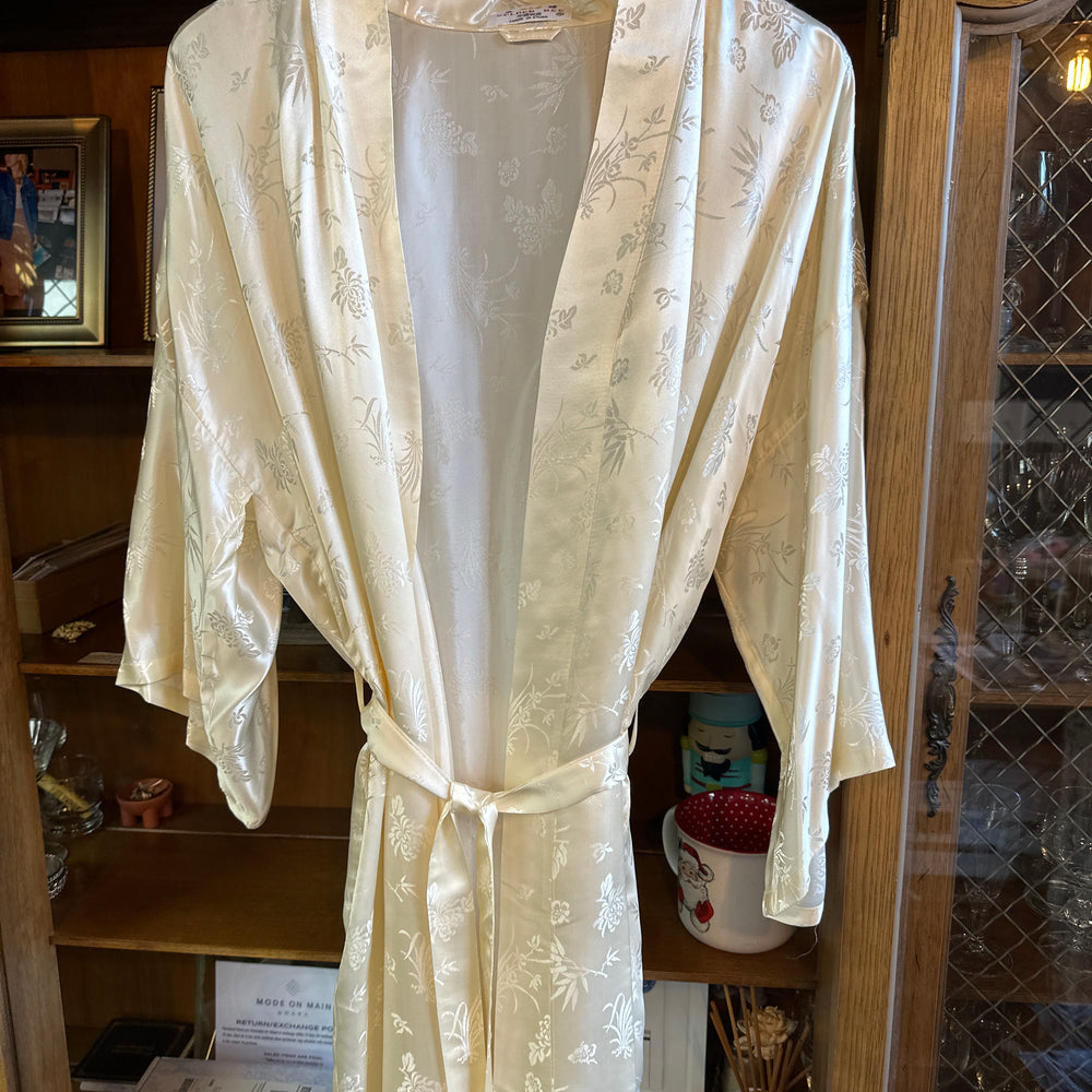 
                      
                        Vintage Golden Bee Silk Kimono Robe
                      
                    