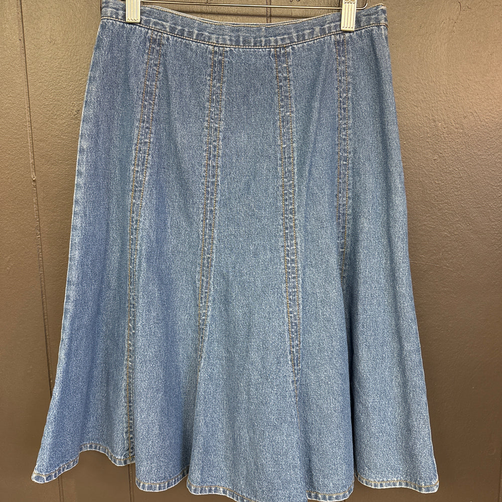 
                      
                        Vintage Bonjour Denim Skirt - Size 6
                      
                    