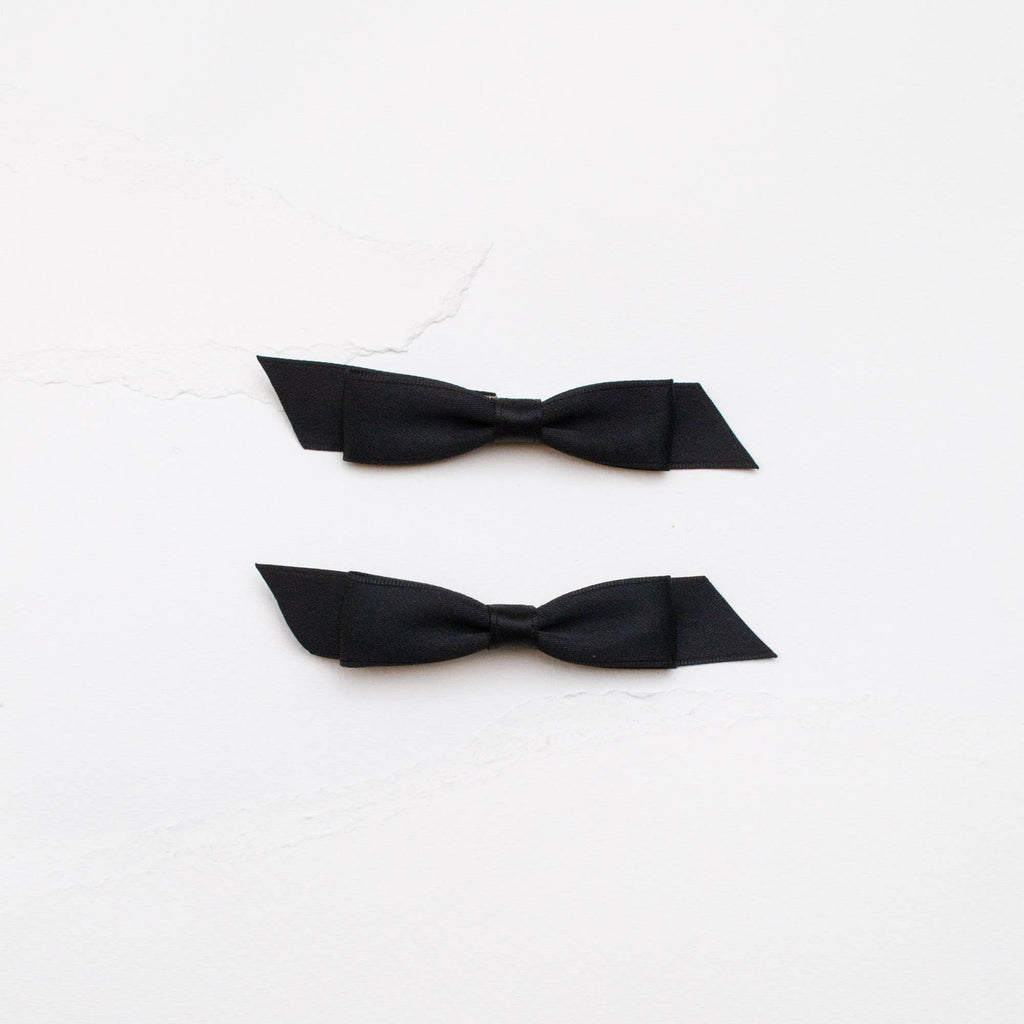 Ballet Hair Satin Ribbon Set - Black