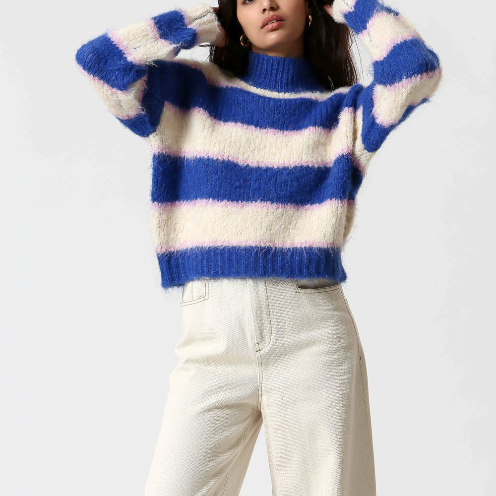 
                      
                        Brea Striped Sweater
                      
                    