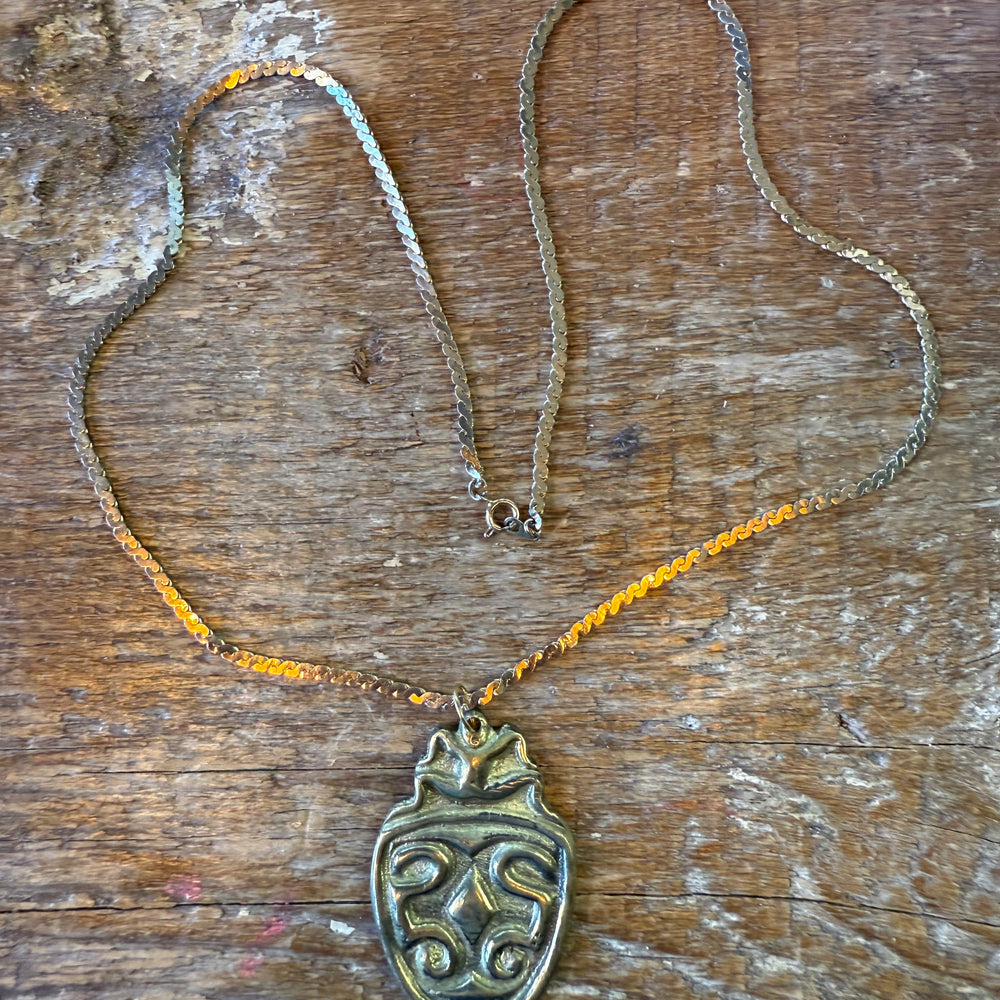 Vintage Large Pendant Necklace