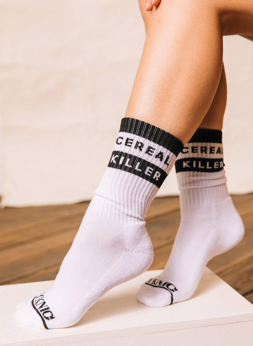 Cereal Killer Vintage Comfy Crew Socks