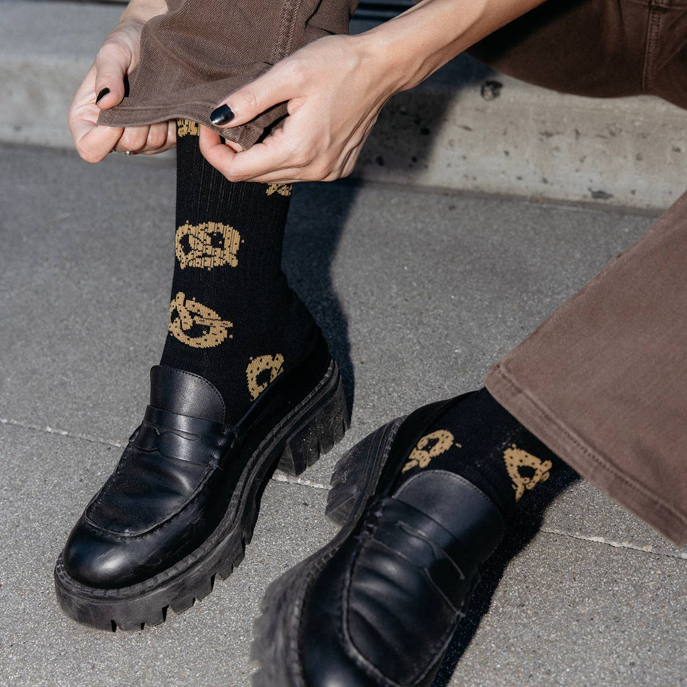 Pretzel  Comfy Crew Socks