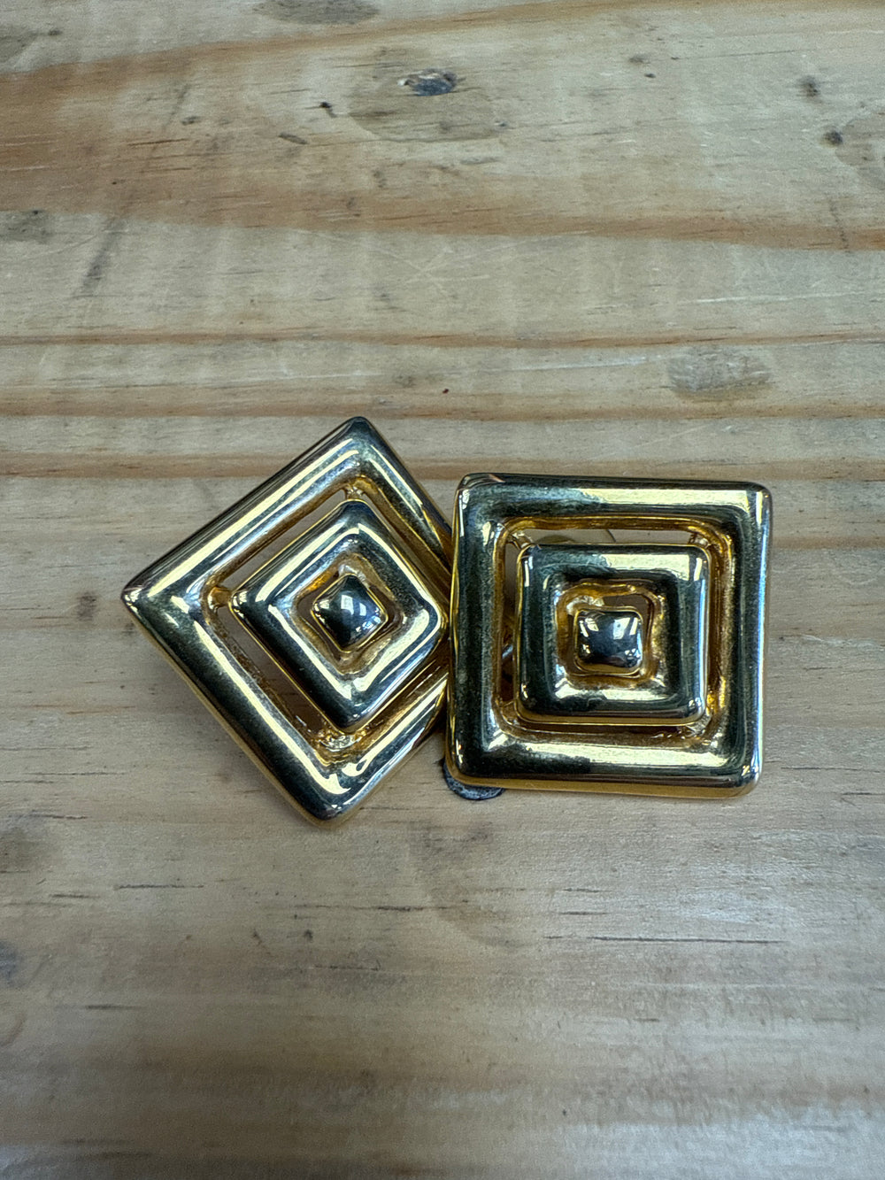 Vintage Diamond Shape Earrings