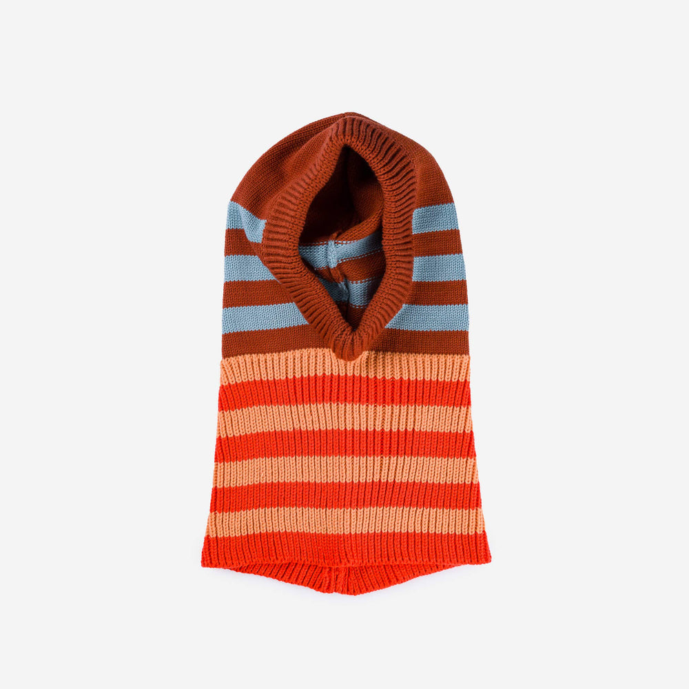 
                      
                        Sport Stripe Knit Hood
                      
                    