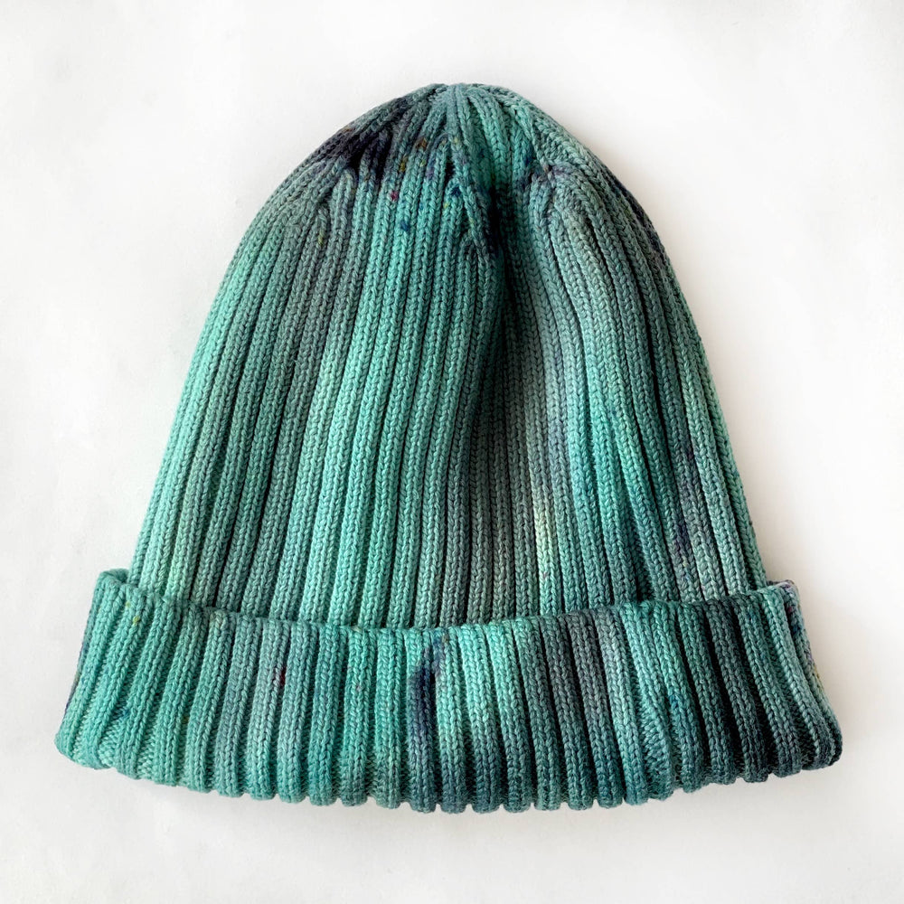 Evergreen Hand-Dyed Beanie Hat