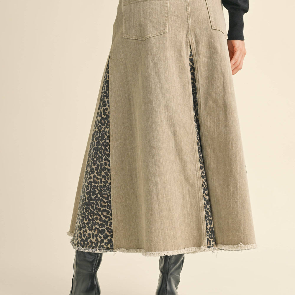 
                      
                        Amber Leopard Peek-a-Boo Skirt
                      
                    