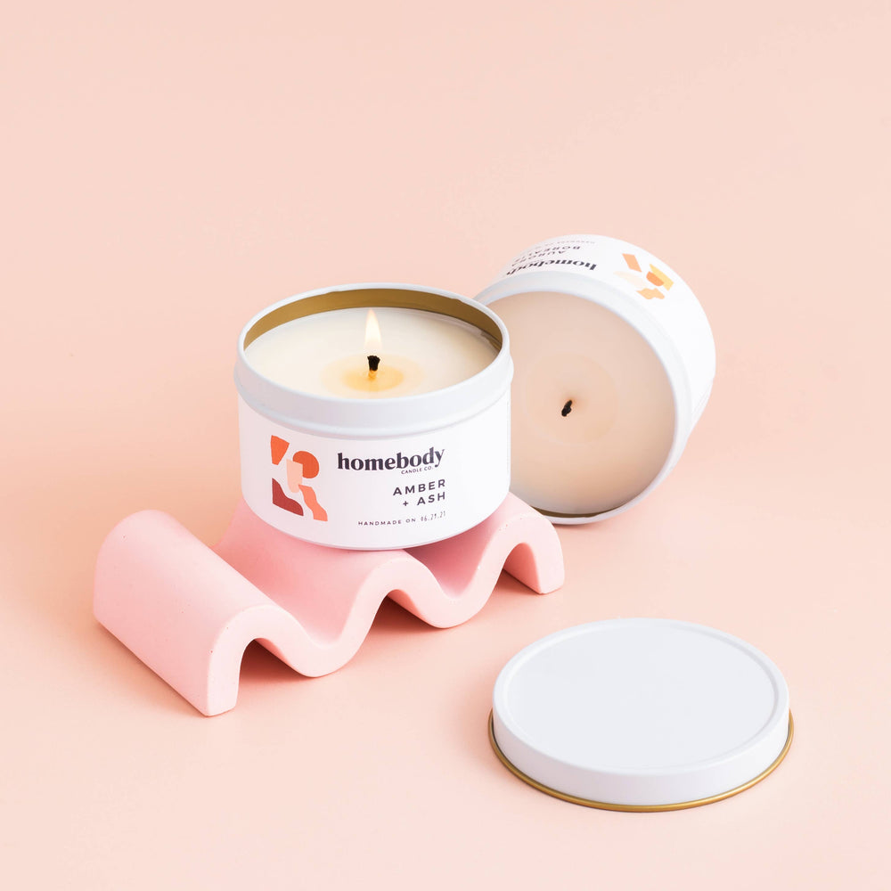 Jasmine + Santal • candle tin