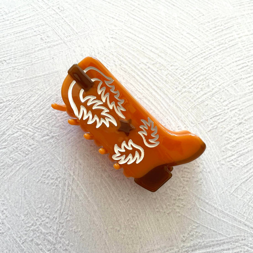 Eco Western Boots Hair Claw Clip