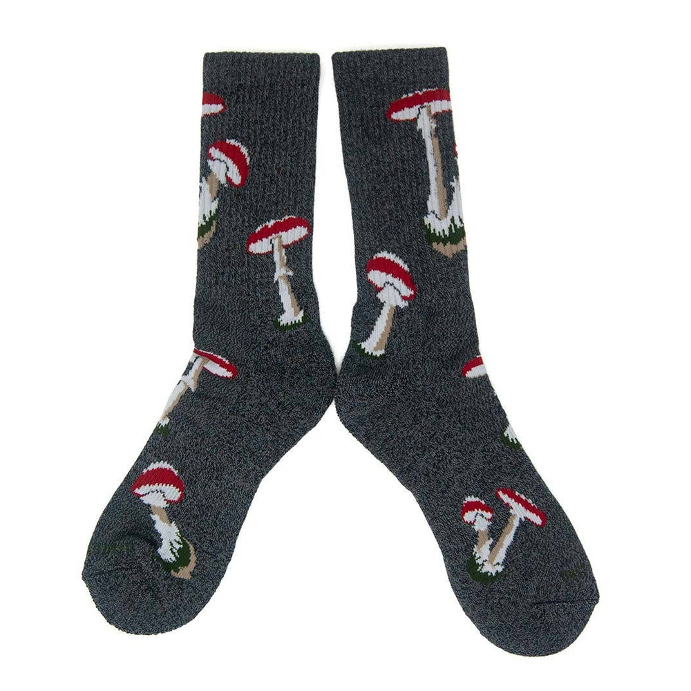 Fungi Socks - Charcoal