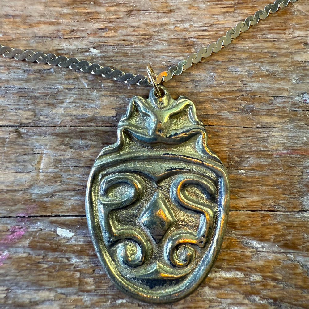 Vintage Large Pendant Necklace