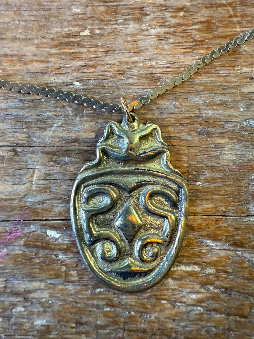 Vintage Large Pendant Necklace