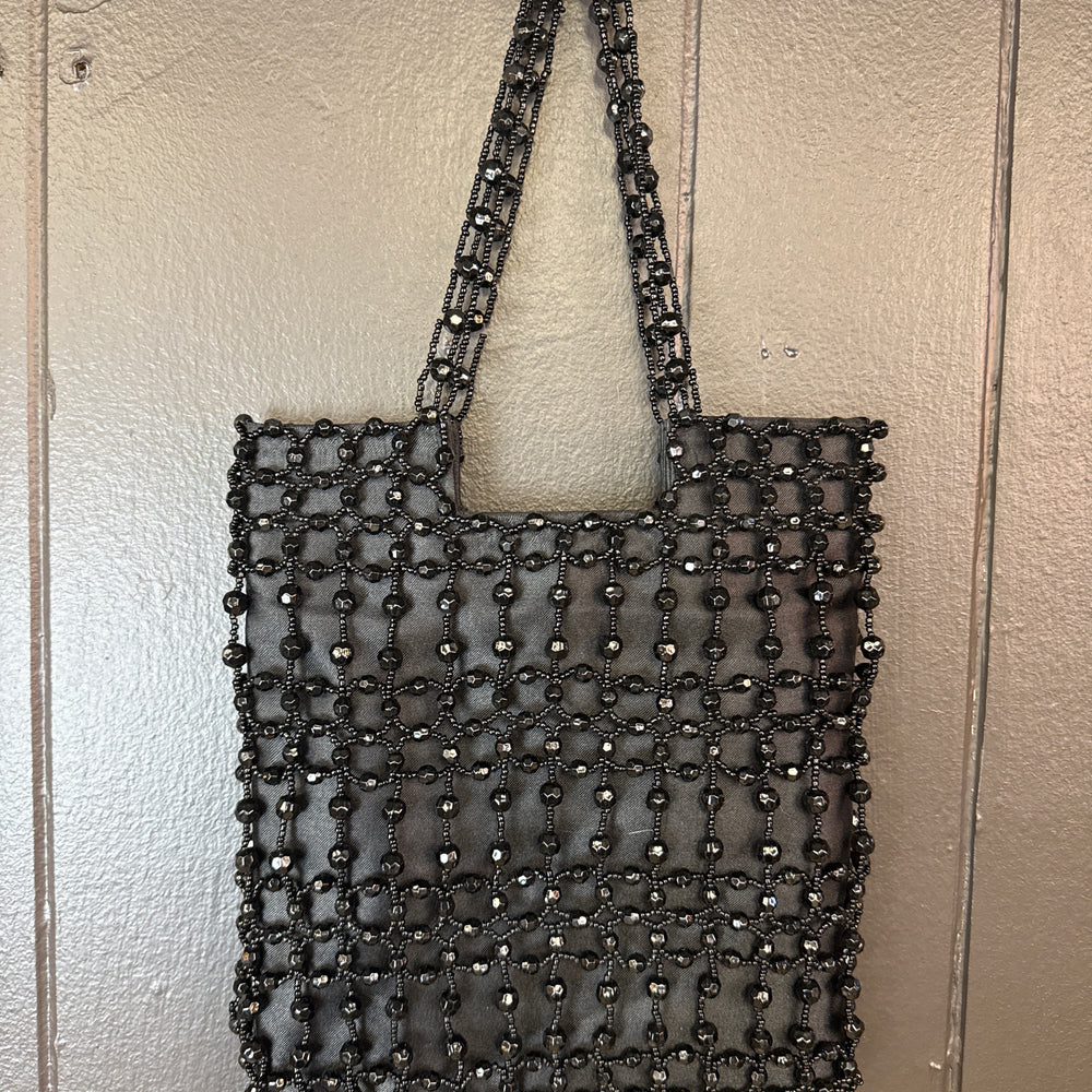 
                      
                        Vintage Sequin Basketweave Handbag
                      
                    