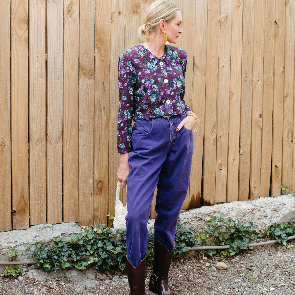 Vintage Purple Denim