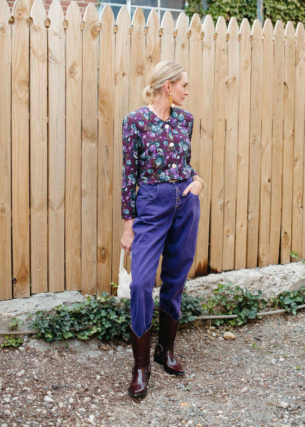 Vintage Purple Denim