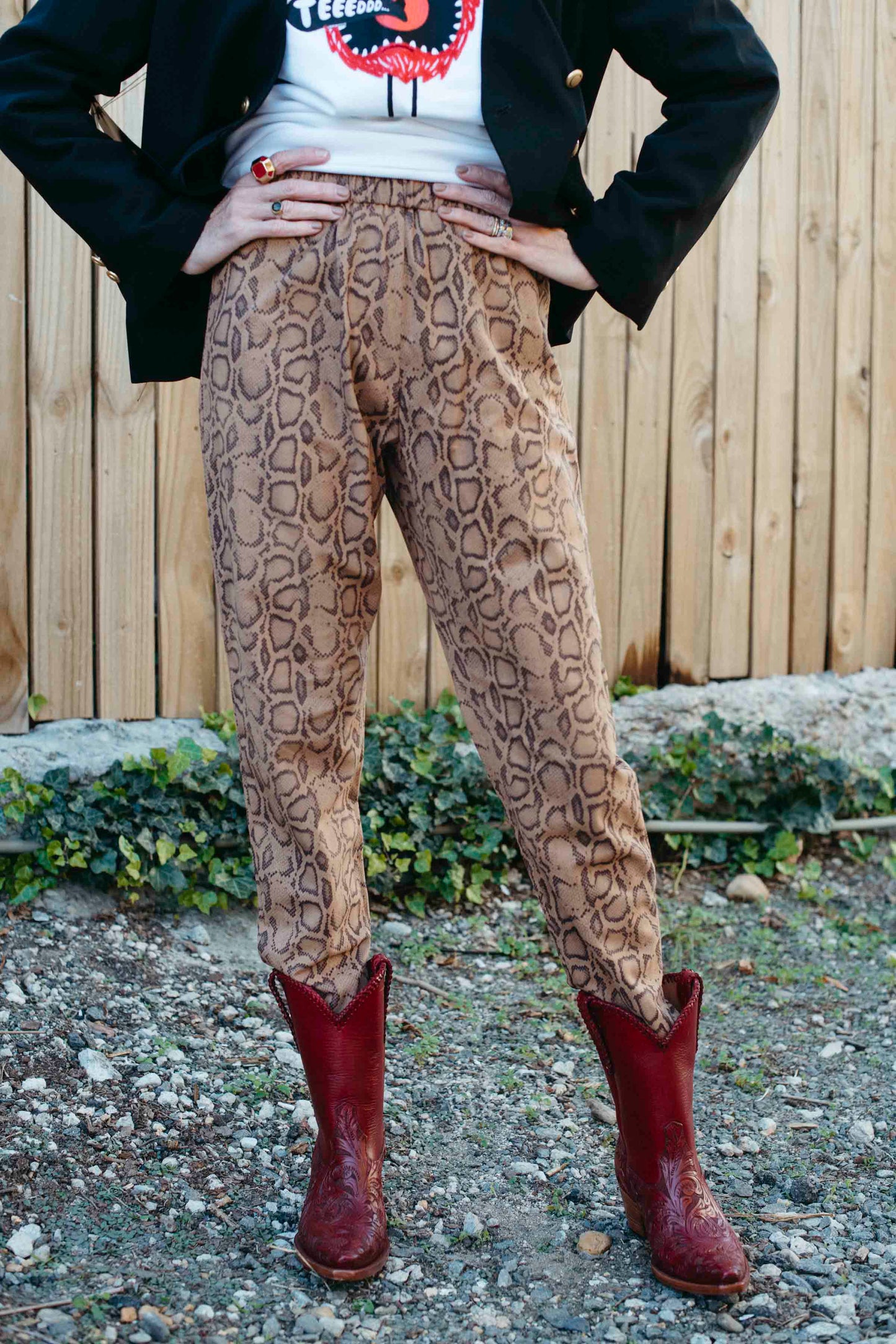 Vintage Leopard Pant