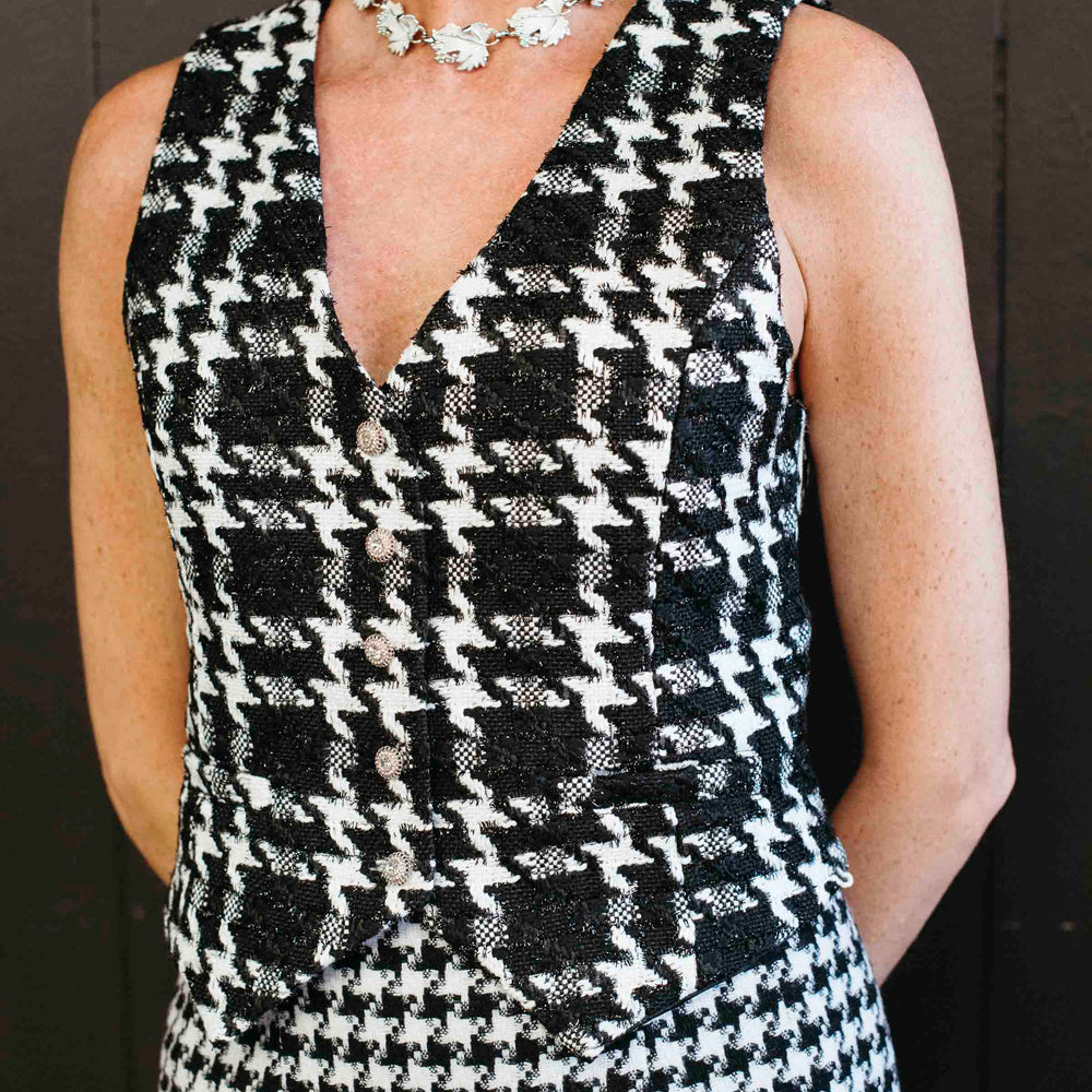 Kindra Tweed Vest