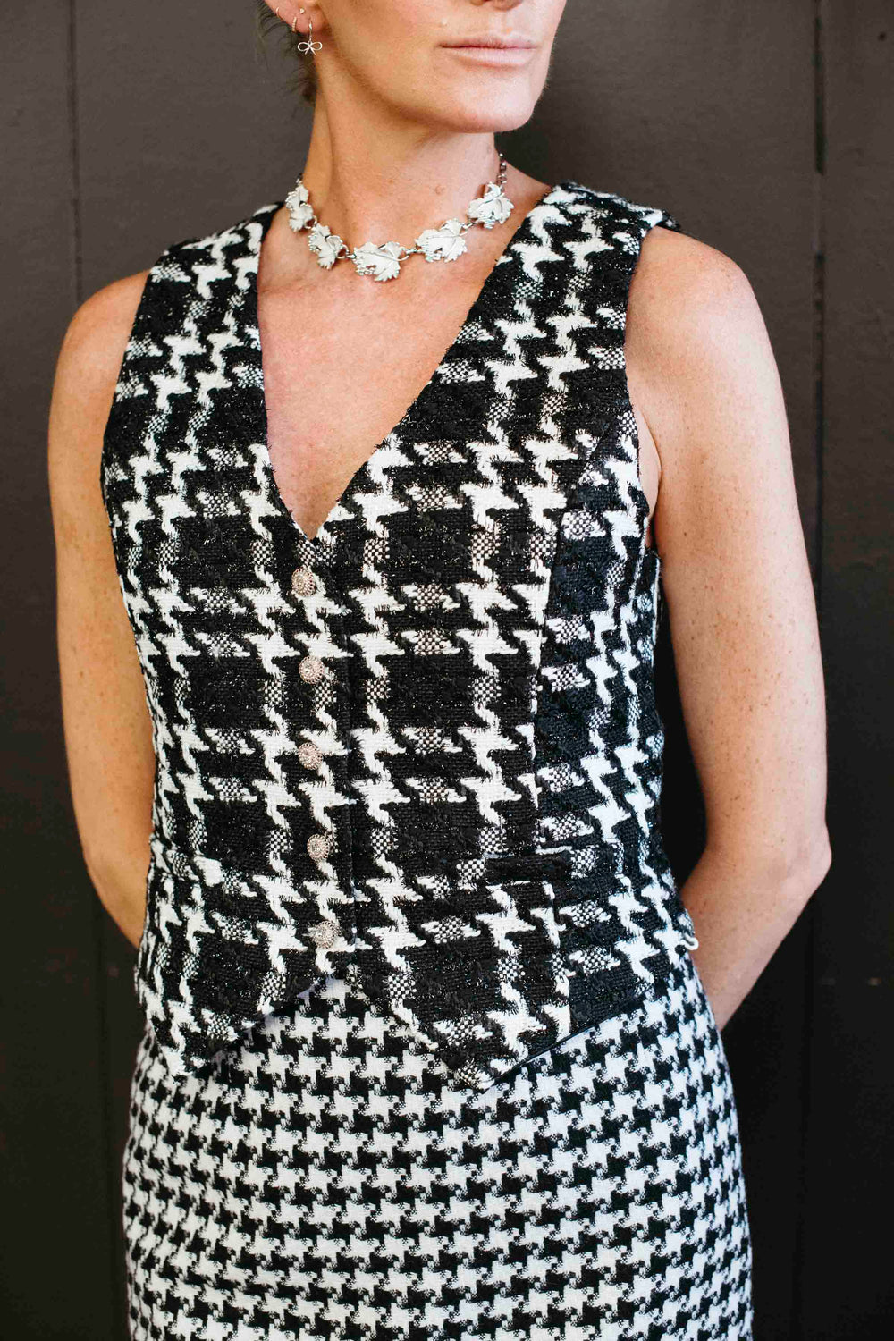 Kindra Tweed Vest