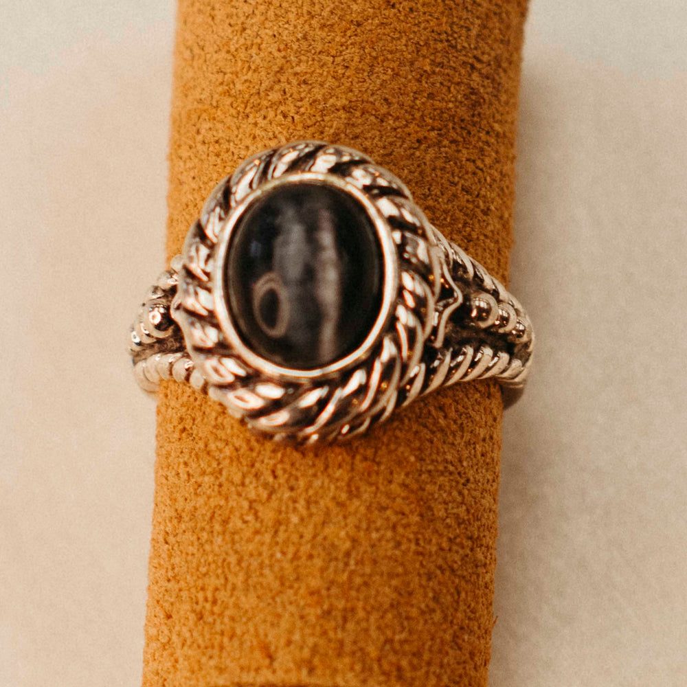 Black Tiger's Eye Ring