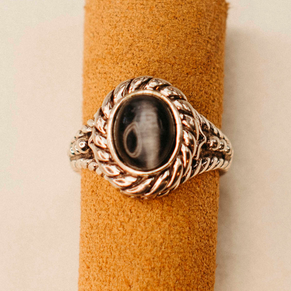 Black Tiger's Eye Ring