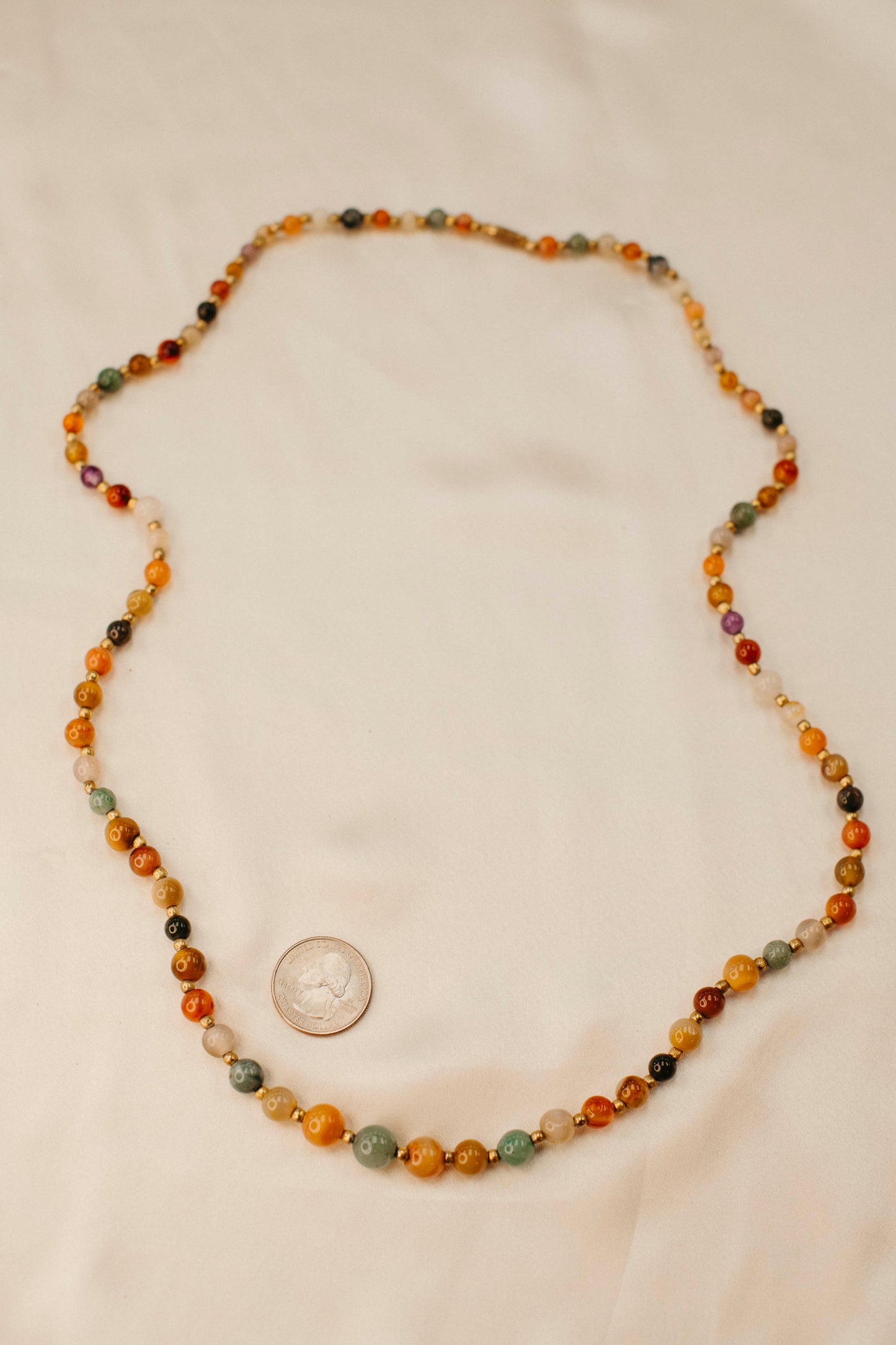 Vintage gemstone necklace