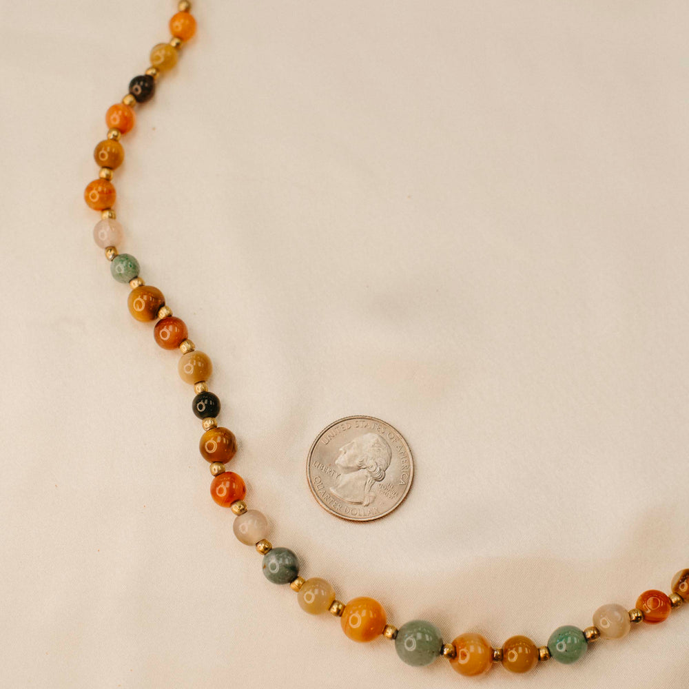 Vintage gemstone necklace