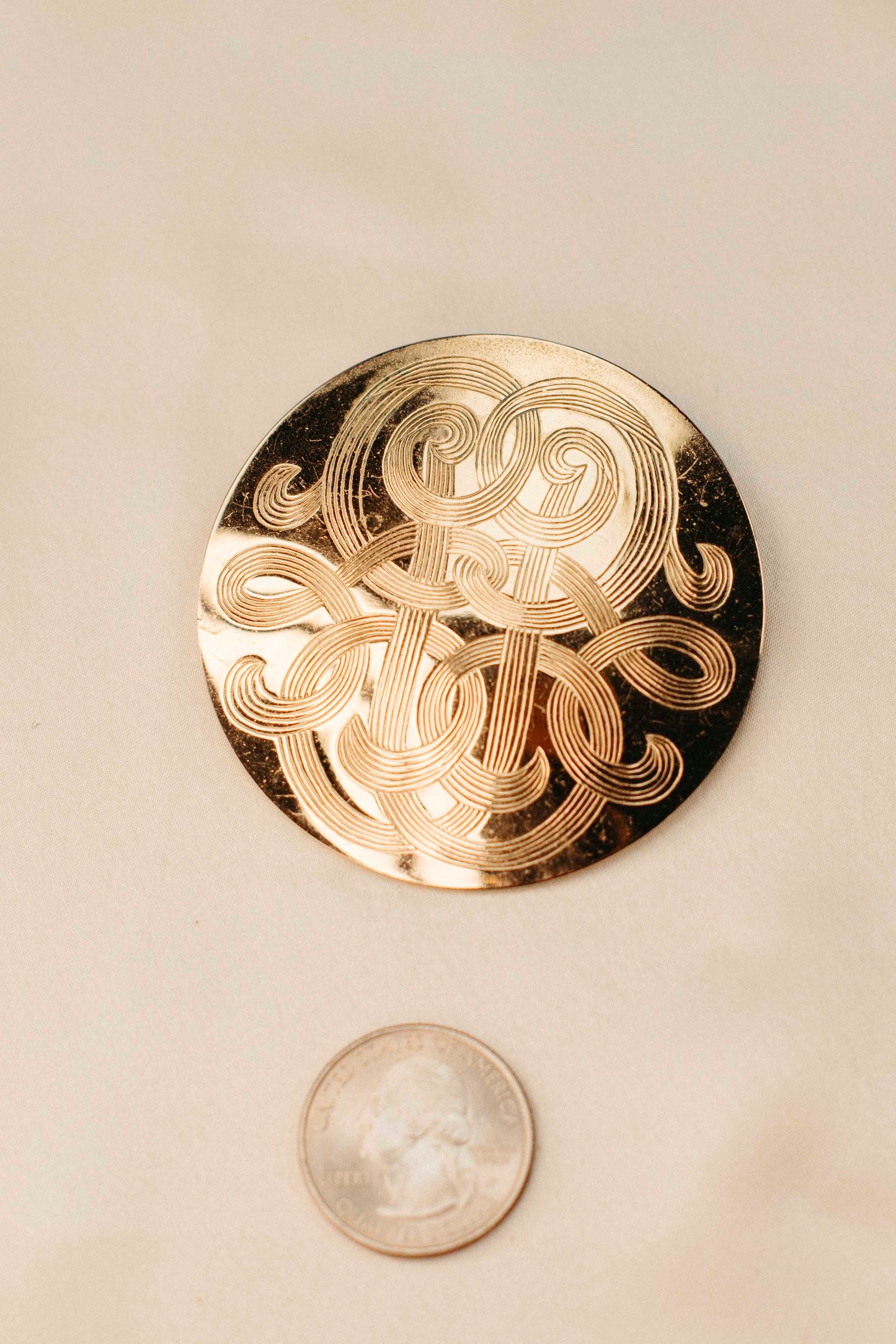 Vintage Gold Celtic Pin