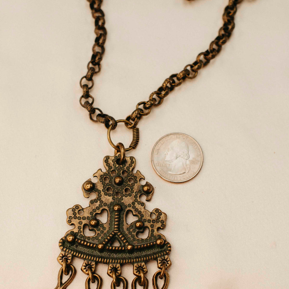 Vintage Nordic treasure necklace