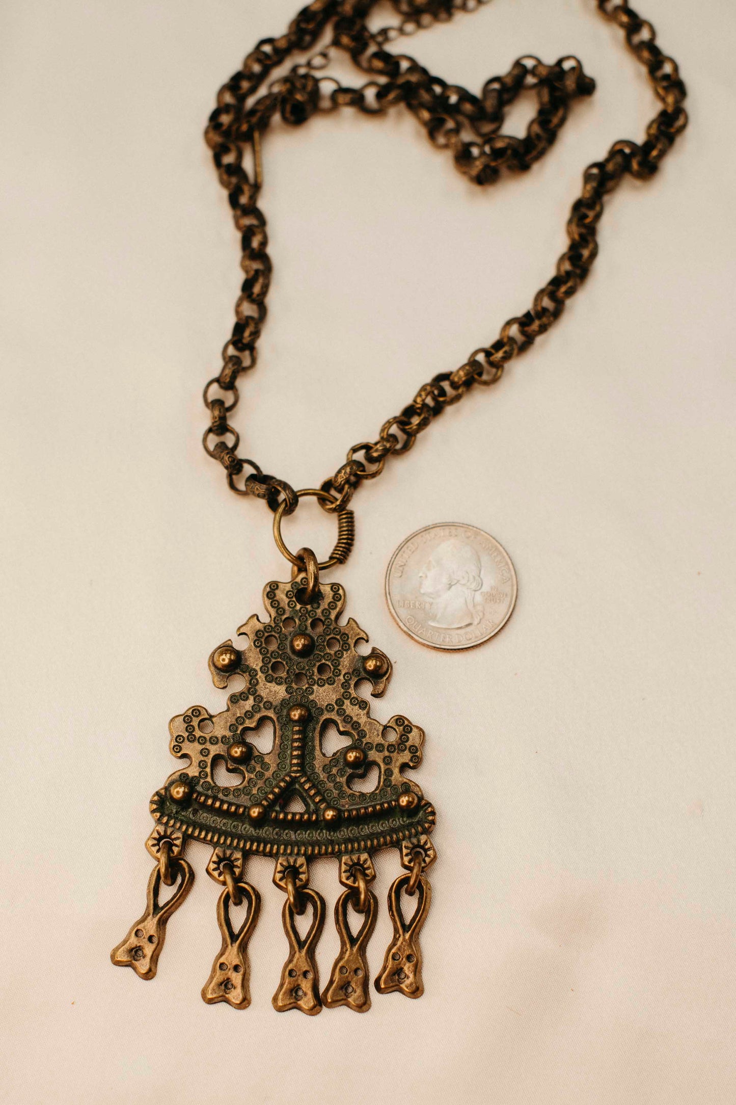 Vintage Nordic treasure necklace