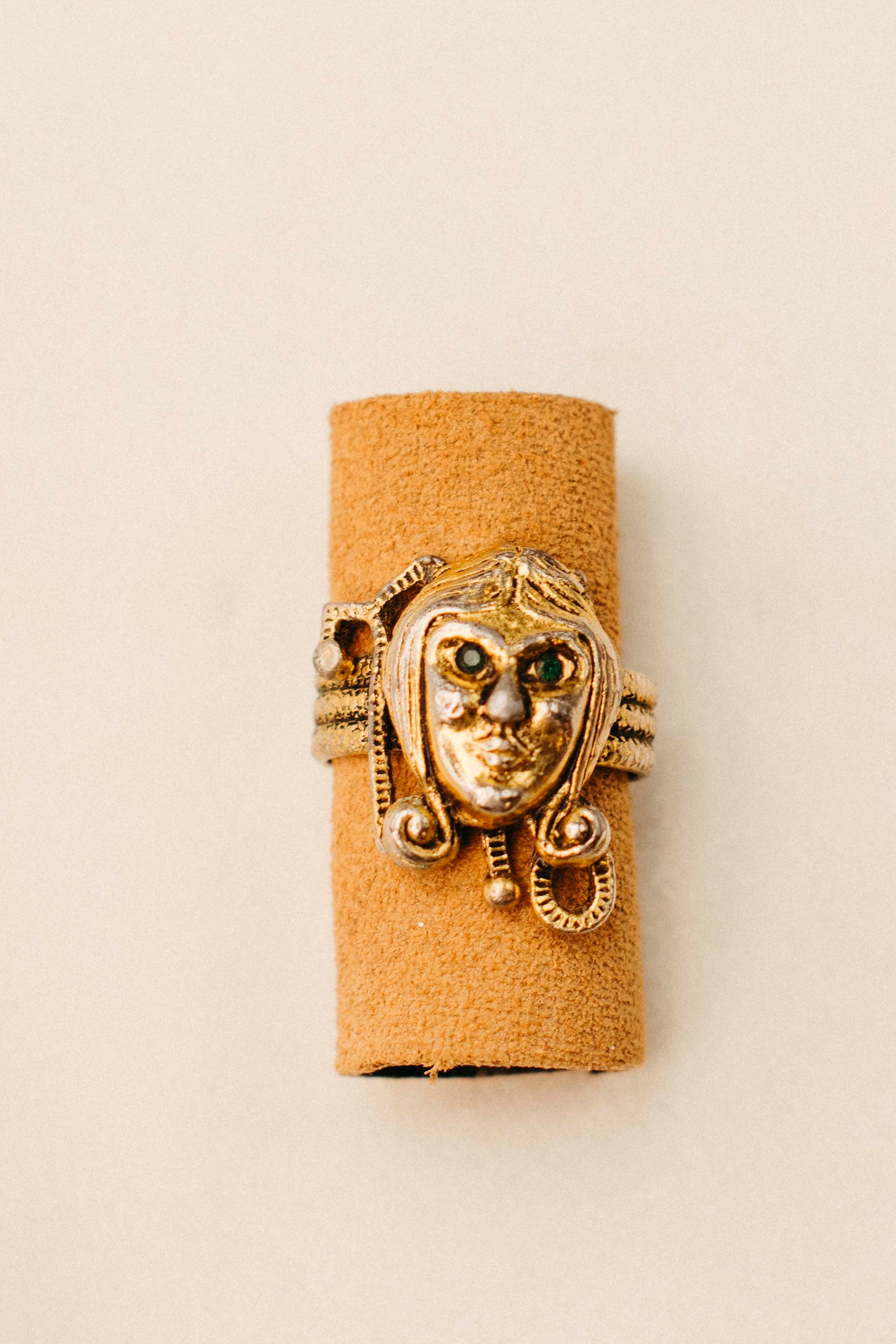 Vintage Egyptian Revival Ring – Size 8