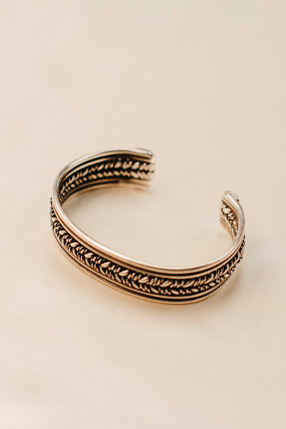 Vintage Silver Fishtail Cuff