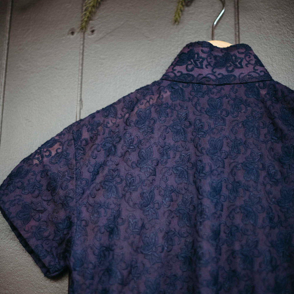 
                      
                        Vintage Embroidered Indigo Dress
                      
                    