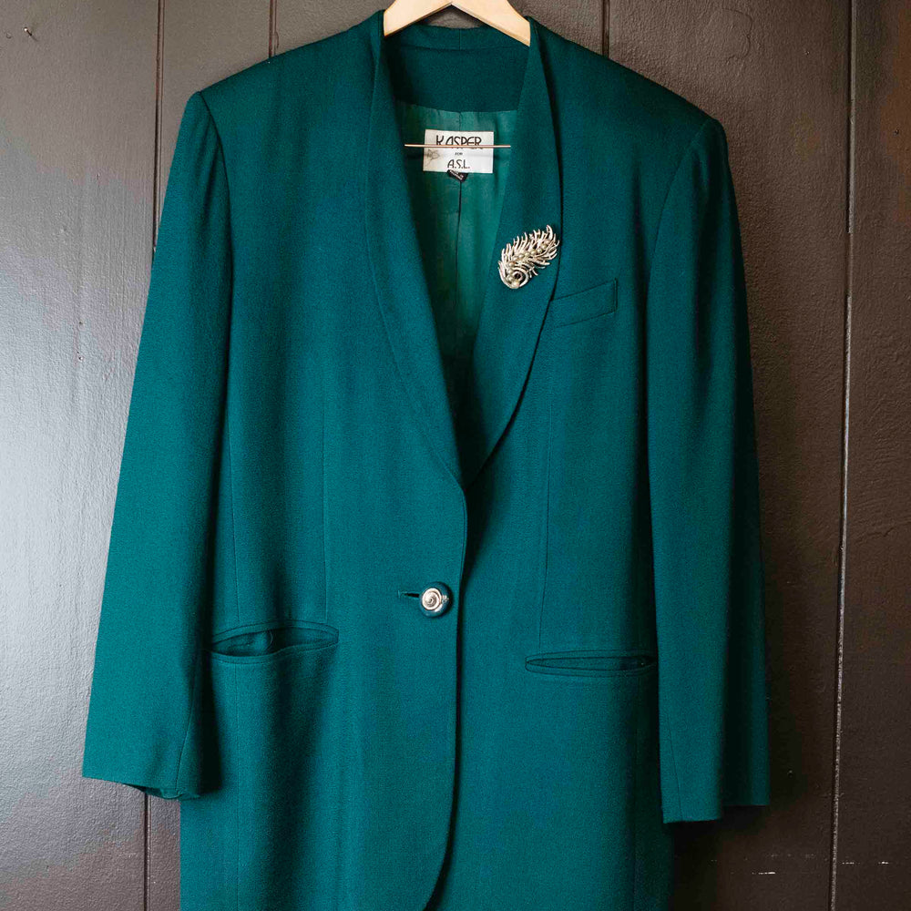 Vintage Kasper Green Blazer