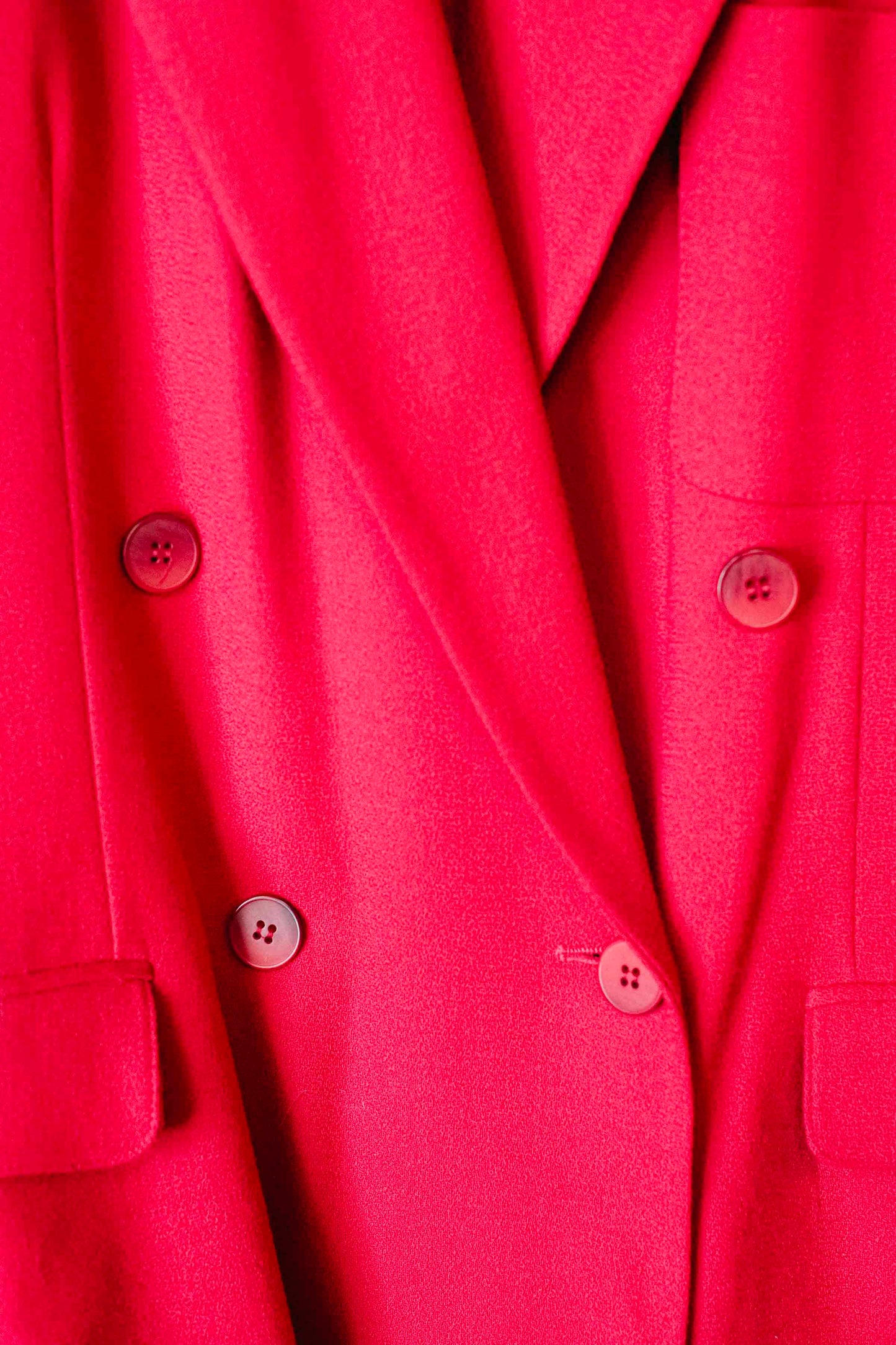 Mode Edit: Fuchsia Blazer with Brooch