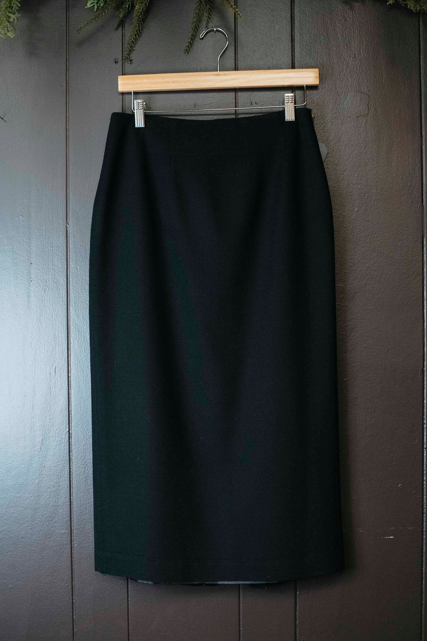 Vintage black Pencil Skirt