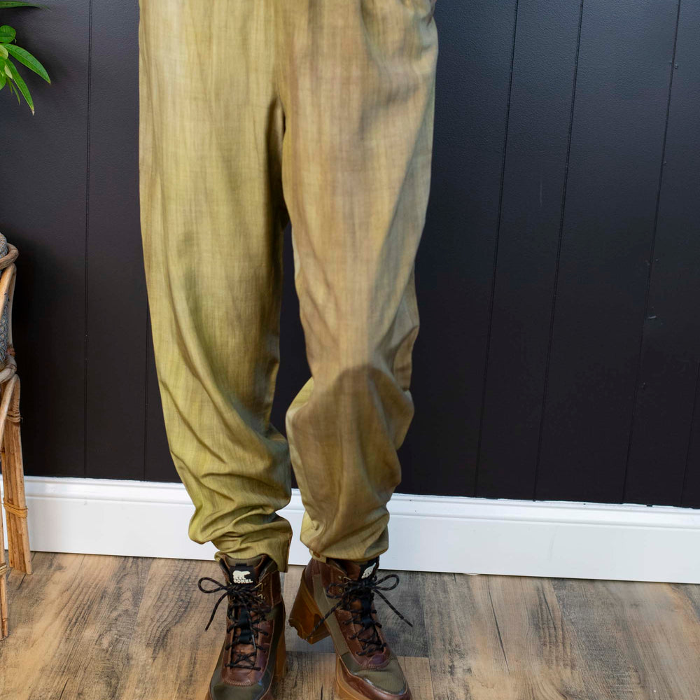 Vintage EPB Silk Olive Pants - Size L