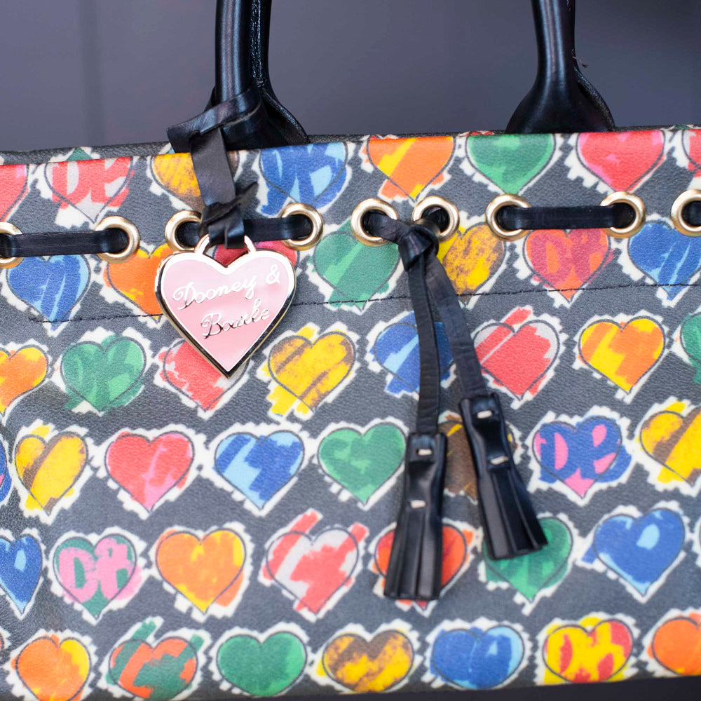 Vintage Dooney and Bourke Hearts Handbag