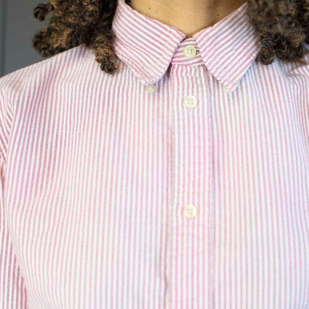 
                      
                        Vintage Ralph Lauren Red Striped Button Down - Size L
                      
                    