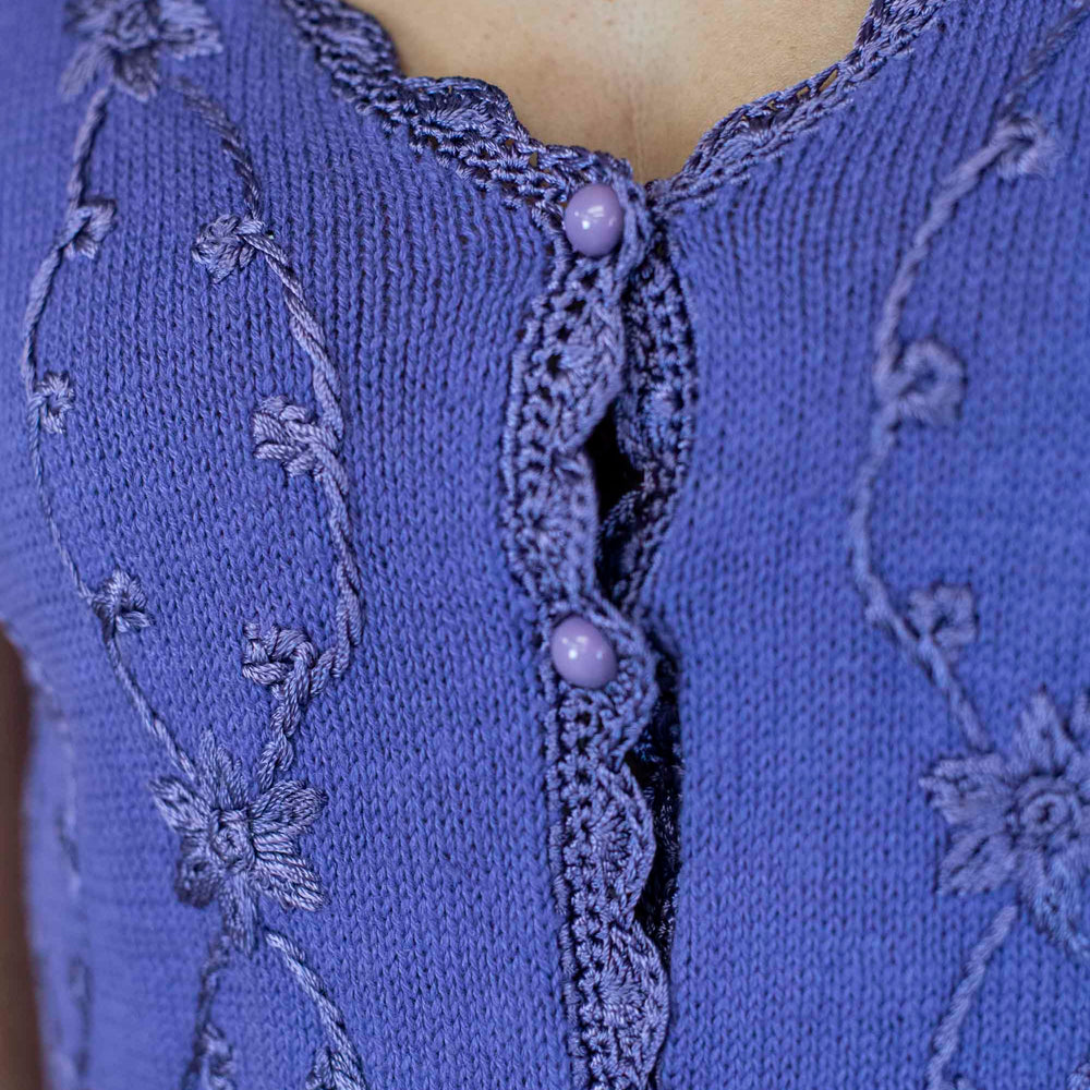 
                      
                        Pre-loved Lavender Knit/Crocheted Cardigan - Size S
                      
                    