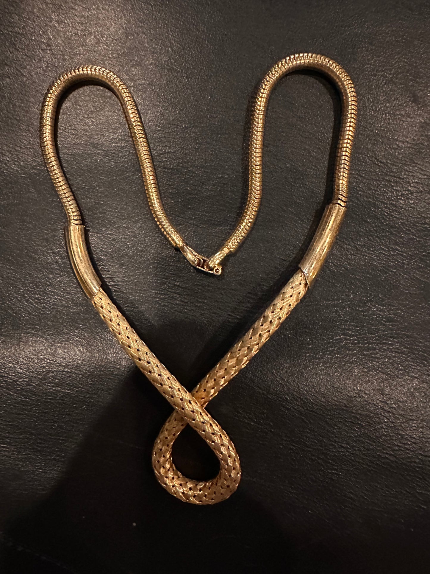 Vintage twisted rope choker