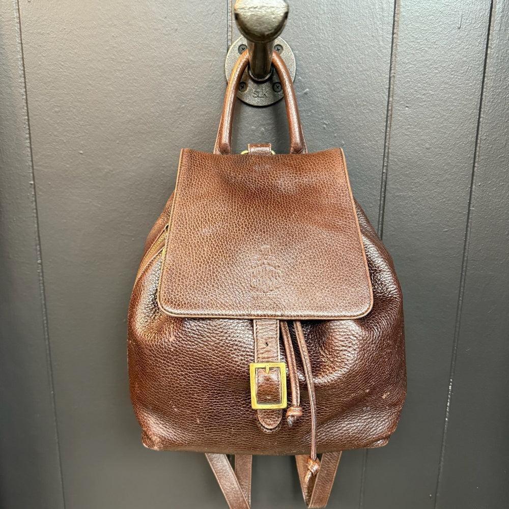 
                      
                        Vintage Mark Gross, leather backpack
                      
                    