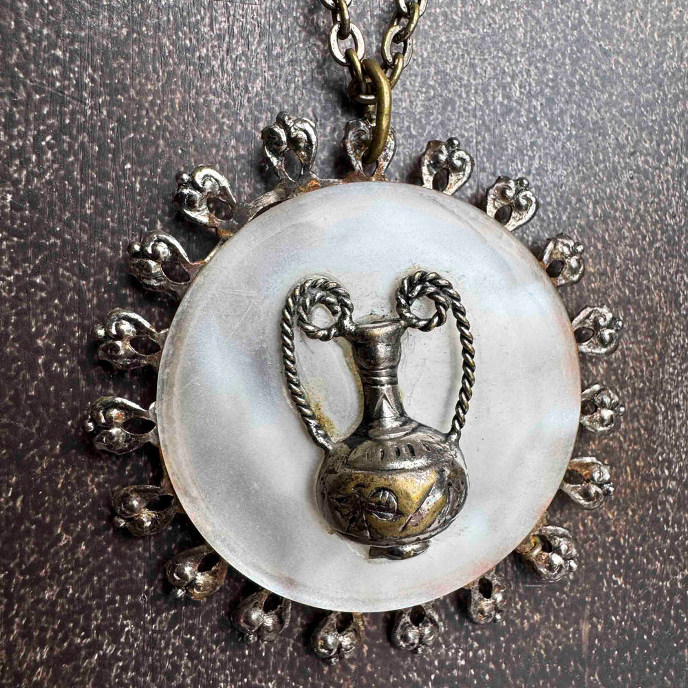 
                      
                        Vintage Greek-Inspired Pendant Necklace
                      
                    