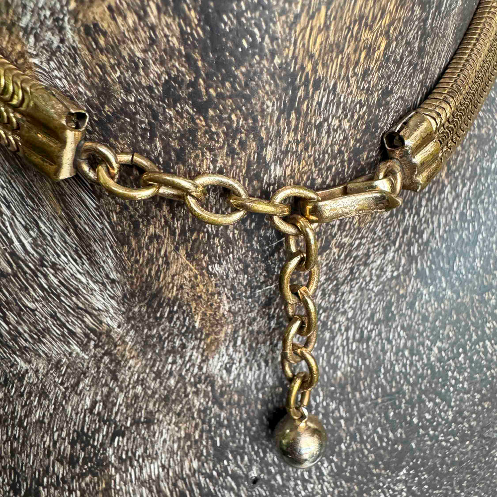 
                      
                        Vintage Gold Snake Chain Choker Necklace
                      
                    